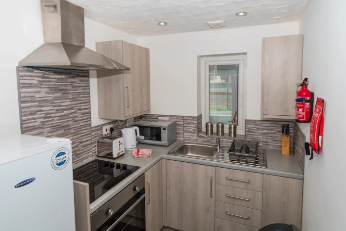 Blackpool holiday apartments kitchen